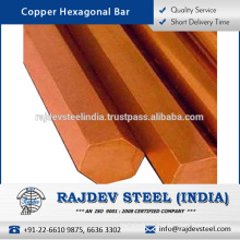 Wholesale Distributor of Hard Durable/ Scratch Proof Copper Hexagonal Bar